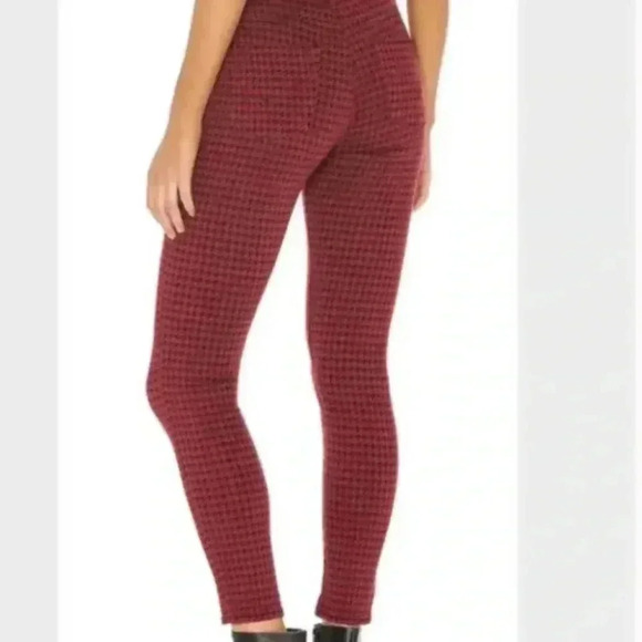 Hudson Barbara High Waist Super Skinny Ankle Stretch Jeans Houndstooth S… - Picture 7 of 10